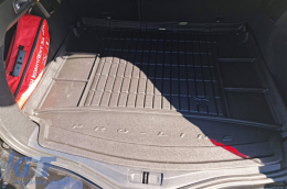 Frogum ProLine rubber trunk mat suitable for Renault Megane wagon 2015-2022 with the trunk floor in the upper position-image-6233370