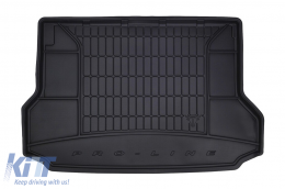 Frogum ProLine rubber trunk mat suitable for Nissan X-Trail after 2017 5 seats with the trunk floor in the upper position - ABTLPN6019773