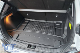 Frogum ProLine rubber trunk mat suitable for Hyundai Kona 2017-2023, with the trunk floor in the upper position-image-6233427