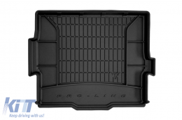 Frogum ProLine rubber trunk mat suitable for Peugeot 3008 after 2016 with the trunk floor in the upper position