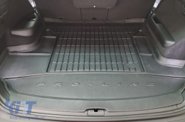 Frogum ProLine rubber trunk mat suitable for Skoda Kodiaq after 2016 7 seats with folded 3rd row of seats, with side pockets-image-6233524