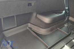 Frogum ProLine rubber trunk mat suitable for Skoda Kodiaq after 2016 7 seats with folded 3rd row of seats, with side pockets-image-6233526