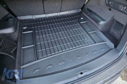 Frogum ProLine rubber trunk mat suitable for Skoda Kodiaq after 2016 7 seats, without side pockets-image-6233540