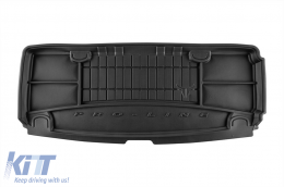 Frogum ProLine rubber trunk mat suitable for Mercedes GLS X166 after 2015 7 seats with 3rd row seats upright - ABTLPM6019835