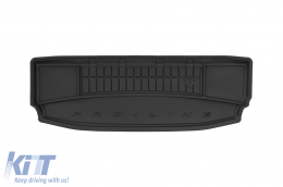 Frogum ProLine rubber trunk mat suitable for Ssangyong Rexton W after 2017 with the trunk floor in the upper position 7 seats with 3rd row seats upright - ABTLPS6019838