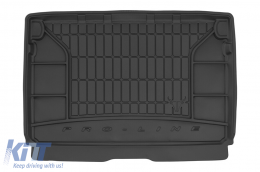 Frogum ProLine rubber trunk mat suitable for Citroën C3 Aircross after 2017 with the trunk floor in the upper position - ABTLPC6019852