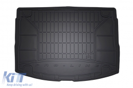 Frogum ProLine rubber trunk mat suitable for Hyundai i30 hatchback after 2017 with the trunk floor in the upper position - ABTLPH6019856