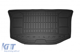 Frogum ProLine rubber trunk mat suitable for Mitsubishi Space Star after 2013 5 doors with the trunk floor in the upper position - ABTLPM6019865