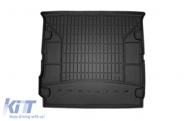Frogum ProLine rubber trunk mat suitable for Nissan Pathfinder 2005-2015 7 seats with folded 3rd row of seats - ABTLPN6019874