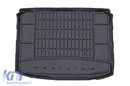 Frogum ProLine rubber trunk mat suitable for Citroën C4 hatchback 2004-2010 5 doors, without additional cargo compartment