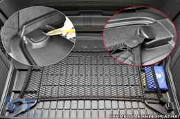 Frogum ProLine rubber trunk mat suitable for Renault Clio hatchback 2005-2012 5 doors - ABTLPR6019928