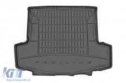 Frogum ProLine rubber trunk mat suitable for Chevrolet Captiva 2006-2015 7 seats with folded 3rd row of seats, without additional cargo compartment - ABTLPC6019935