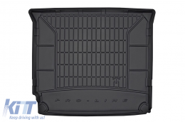 Frogum ProLine rubber trunk mat suitable for Chevrolet Orlando 2010-2018 7 seats with folded 3rd row of seats, without additional cargo compartment - ABTLPC6019936