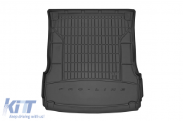 Frogum ProLine rubber trunk mat suitable for Mercedes GLS X166 after 2015 7 seats with folded 3rd row of seats - ABTLPM6019958