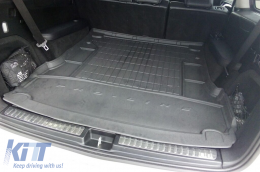 Frogum ProLine rubber trunk mat suitable for Mercedes GLS X166 after 2015 7 seats with folded 3rd row of seats-image-6233931
