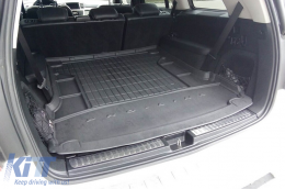 Frogum ProLine rubber trunk mat suitable for Mercedes GLS X166 after 2015 7 seats with folded 3rd row of seats-image-6233932
