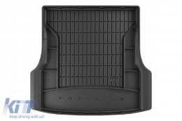 Frogum ProLine rubber trunk mat suitable for Tesla Model S 2012-2021, with the trunk floor in the upper position - ABTLPT6019973