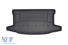 Frogum ProLine rubber trunk mat suitable for Toyota Yaris Active hatchback 2013-2018 with the trunk floor in the upper position - ABTLPT6019989