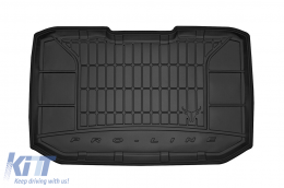 Frogum ProLine rubber trunk mat suitable for Nissan Note 2006-2012 5 doors with the trunk floor in the lower position - ABTLPN6019997