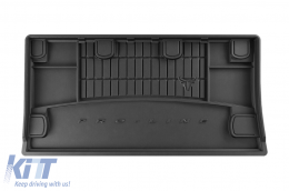 Frogum ProLine rubber trunk mat suitable for Mercedes Vito after 2014 5 doors, behind the 3rd row seats, version Tourer Pro Tourer Select - ABTLPM6020059