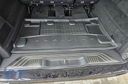 Frogum ProLine rubber trunk mat suitable for Mercedes Vito after 2014 5 doors, behind the 3rd row seats, version Tourer Pro Tourer Select-image-6234304