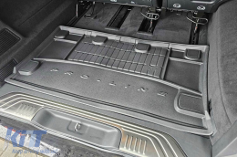 Frogum ProLine rubber trunk mat suitable for Mercedes Vito after 2014 5 doors, behind the 3rd row seats, version Tourer Pro Tourer Select-image-6234305