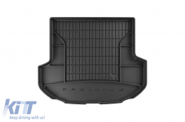 Frogum ProLine rubber trunk mat suitable for Hyundai Santa Fe after 2018 5 seats, with double organizer in the trunk, with sound system