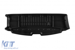 Frogum ProLine rubber trunk mat suitable for Mazda 5 2005-2010 7 seats with 3rd row seats upright, with temporary spare wheel - ABTLPM6020070