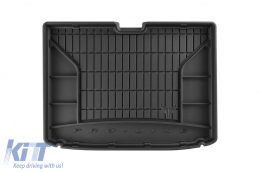 Frogum ProLine rubber trunk mat suitable for Renault Captur after 2019 with the trunk floor in the lower position - ABTLPR6020098