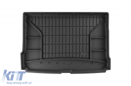 Frogum ProLine rubber trunk mat suitable for Mercedes GLA H247 after 2019 with the trunk floor in the upper position - ABTLPM6020137