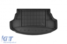 Frogum ProLine rubber trunk mat suitable for LEXUS UX after 2018 with the trunk floor in the upper position, with side storage compartments - ABTLPL6020138