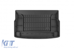 Frogum ProLine rubber trunk mat suitable for Hyundai Kona Electric after 2022 with the trunk floor in the lower position - ABTLPH6020166