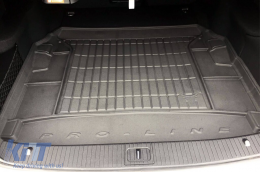 Frogum ProLine rubber trunk mat suitable for Mercedes E class W212 sedan 2009-2016 version without plastic insert behind the rear seats-image-6234763