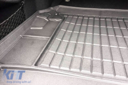 Frogum ProLine rubber trunk mat suitable for Mercedes E class W212 sedan 2009-2016 version without plastic insert behind the rear seats-image-6234766