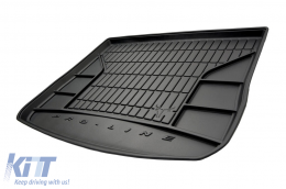 Frogum ProLine rubber trunk mat suitable for Volkswagen Tiguan 2007-2017 with the trunk floor in the upper position-image-6234978