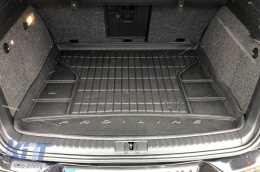 Frogum ProLine rubber trunk mat suitable for Volkswagen Tiguan 2007-2017 with the trunk floor in the upper position-image-6234983