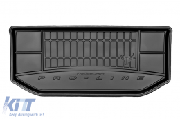 Frogum ProLine rubber trunk mat suitable for Volkswagen UP after 2011 with the trunk floor in the upper position - ABTLPV6020258