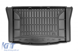 Frogum ProLine rubber trunk mat suitable for Skoda Citigo after 2011 with the trunk floor in the lower position - ABTLPS6020300