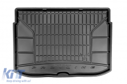 Frogum ProLine rubber trunk mat suitable for Citroën C3 Picasso 2009-2017 with the trunk floor in the lower position - ABTLPC6020306
