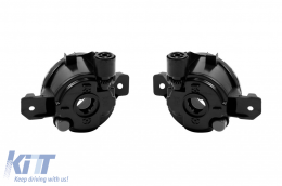 Front 1M bumper suitable for BMW 1 Series E87 2008-2011 with fog lights, left + right-image-6265887