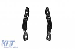 Front A Design bumper suitable for Mercedes GLB X247 2019-2023, with chrome/black GT grille-image-6264992