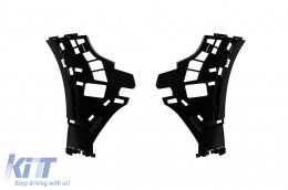 Front A Design bumper suitable for Mercedes GLB X247 2019-2023, with chrome/black GT grille-image-6264994