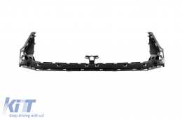 Front A Design bumper suitable for Mercedes GLE SUV W167, GLE Coupe C167 2020-2023, after 2024 with chrome grille and chrome trims-image-6265796