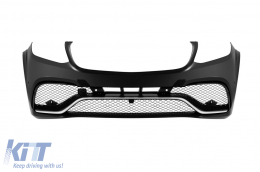 Front A design bumper suitable for Mercedes GLS X166 2015-2019, with chrome elements - ABMEFX6007807