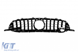 Front A Design bumper type GT63 with black lacquer grille type GT suitable for Mercedes A Design GT 4 Door Coupe after 2019-image-6265859