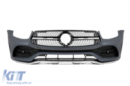 Front A Design Line bumper suitable for Mercedes GLC SUV X253 2019-2022 - ABMEFX6009456