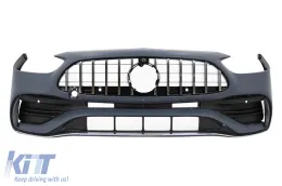 image-16-Front A Design Line bumper suitable for Mercedes C-Class W206 Sedan, S206 Estate after 2021 with chrome/black GT grille
