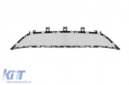 Front A Design Line bumper suitable for Mercedes E-Class W212 Sedan, S212 Estate 2014-2016 with chrome/grey diamond grille-image-6237276