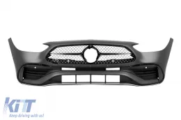 image-6-Front A Design Line bumper suitable for Mercedes C-Class W206 sedan, S206 estate after 2021