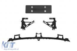 Front A Design Line bumper suitable for Mercedes GLC SUV X254 after 2022 with Diamond grille-image-6237324